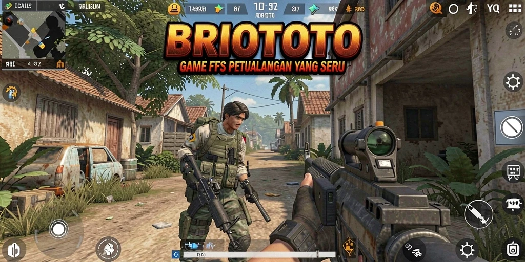 Tampilan gameplay action intens dari BRIOTOTO yang menarik.