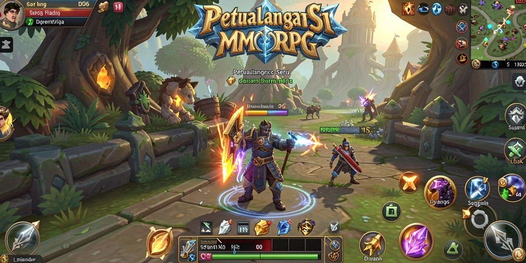 Screenshot gameplay D06 yang menarik dalam dunia MMORPG.