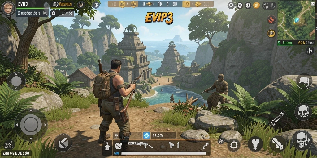 Tampilan gameplay Open World yang menakjubkan dari EVIP3.