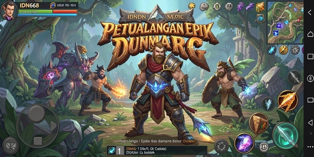 Gameplay menakjubkan dalam IDN668 yang memukau.