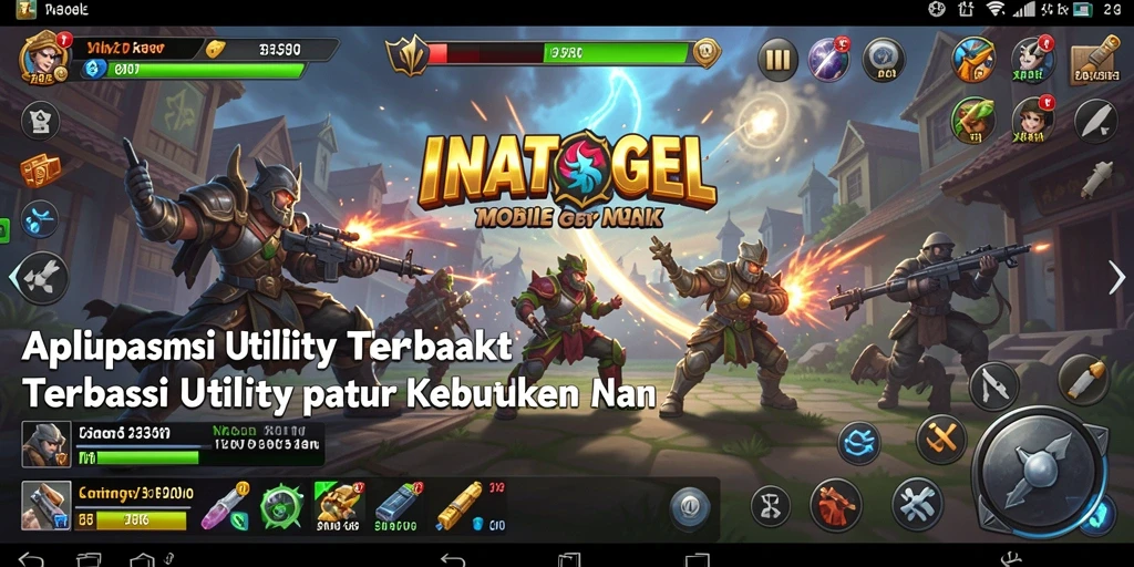Tangkapan layar utama INATOGEL yang menampilkan antarmuka aplikasi Utility.