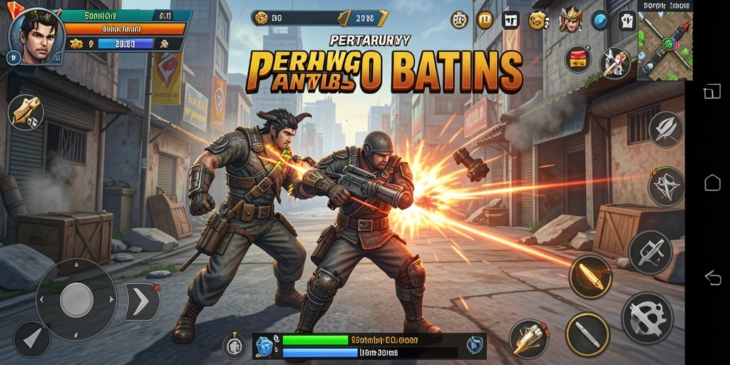 Tangkapan layar PPRRYY menampilkan aksi bertarung yang mendebarkan.