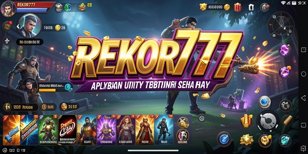 Tampilan utama REKOR777 menampilkan fitur pengingat dan catatan yang intuitif.