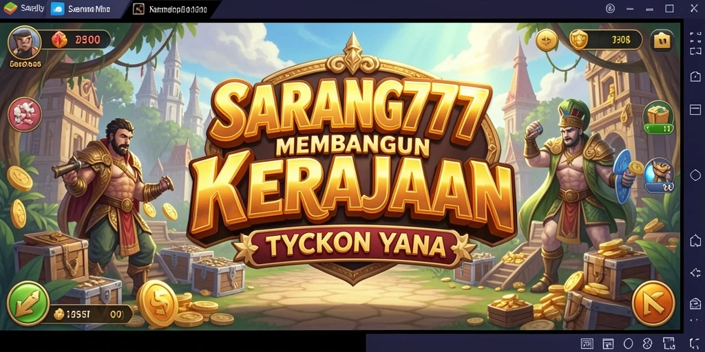 Tampilan gameplay SARANG777 yang menampilkan aksi Tycoon seru.
