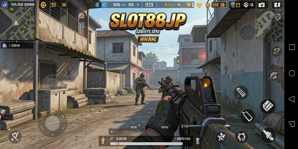 Screenshot menunjukkan aksi mendebarkan dalam permainan FPS.